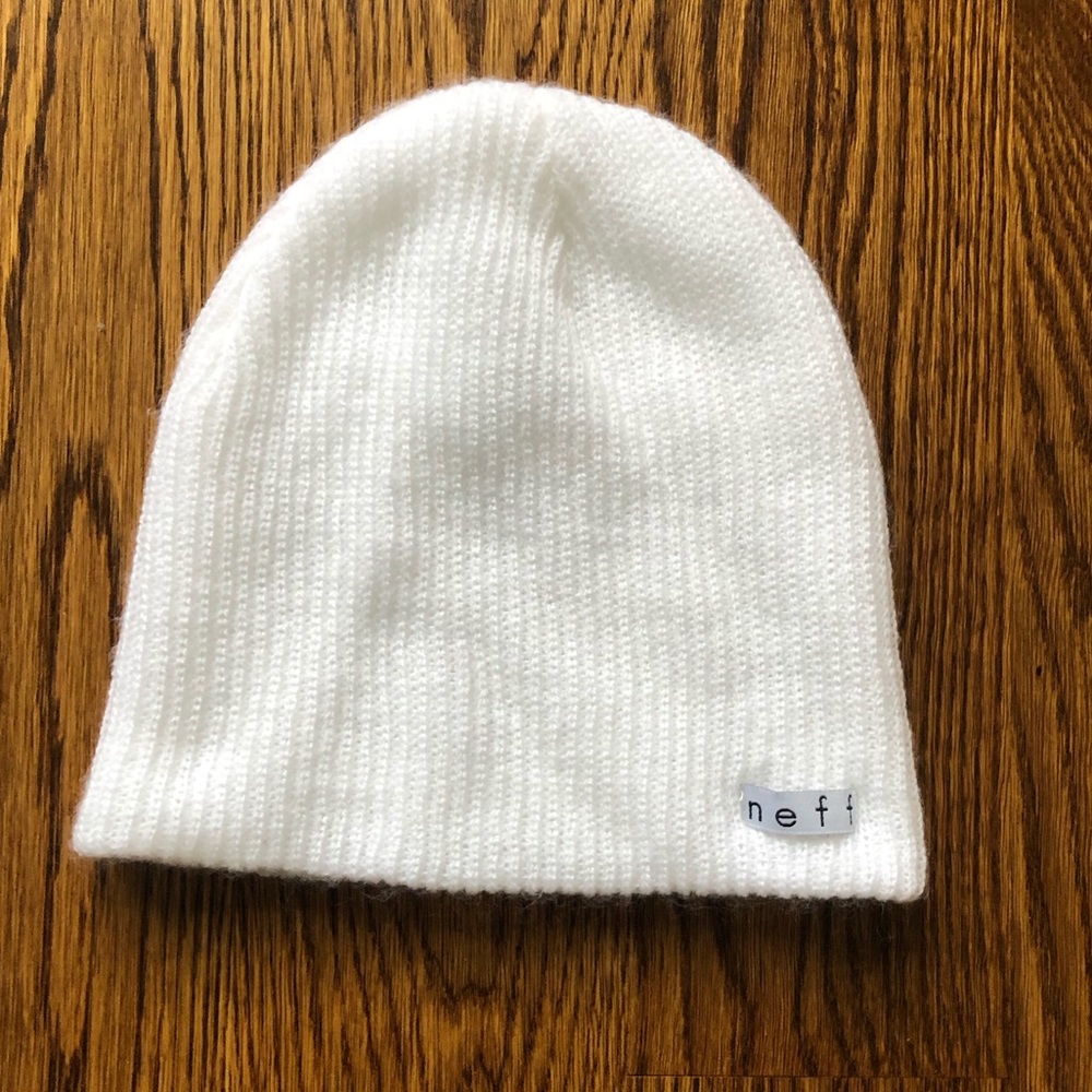 White Neff beanie